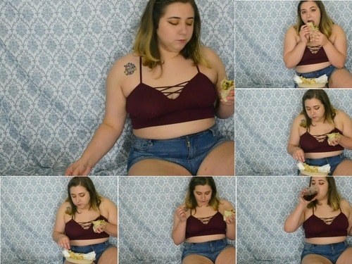 DirtyBirdyy Fatty Stuffing Her Face with a Burrito id 775740 image
