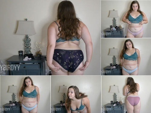 Feedee Posing in And Trying on Panties id 1371019 image