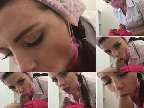 Freckles Blowjob In A Medical Office From A Beautiful Nurse – 720p image