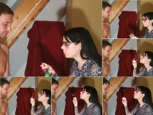 Snot Bubble Humiliation For Naked Slave Pt 1 HD – 1080p image
