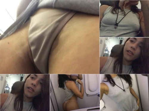 Fitgirl Im In A 8hr Flight What Do I Do Touch Myself And Play In The Airplane – 1080p image