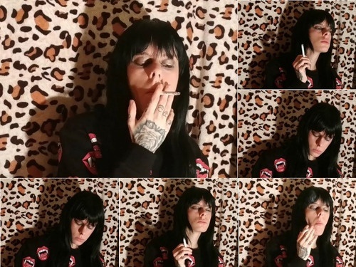 Beth Kinky Sexy Goth Domina Smoking Behind The Scene 2 Pt1 HD – 1080p image