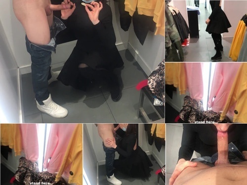 Freckled Risky Sex In The Fitting Room With A Sales Assistant  – 1080p image