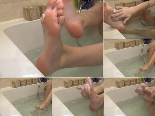 Cock Tease Bath Foot Play image