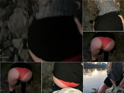  SpringBlooms Teen gets Public Creampie by the Lake – Outdoors SpringBlooms image