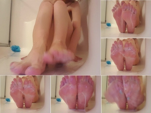 Squirting Cummy Feet image