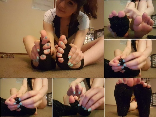 Beads School Girl Toe Socks image