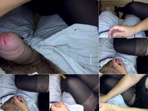 belarusian xSanyAny   SCHOOLGIRL Preparing For The Exam Ended Handjob And Cum On Legs – 1080p image