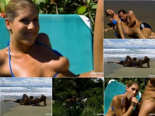 PrivateTropics.com 0404-Jennifer Stone Gets Screwed on Beach before Getting Body Cumshot image