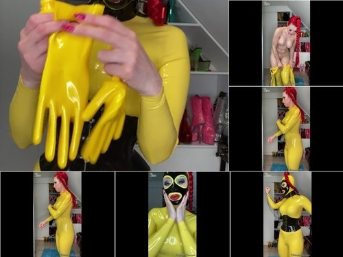 Outfit Yellow Latex image