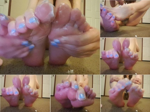 Beads Lotion Feet With Boobies image