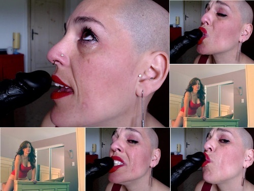 Bald Revenge Wife Takes His Cock In Her Mouth image