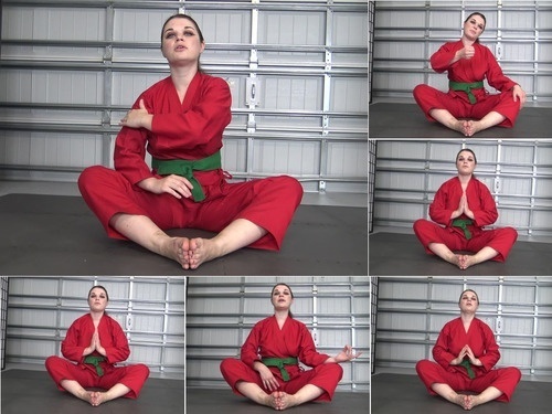 Wedgies Anastasia Roses Karate Meditation JOI image