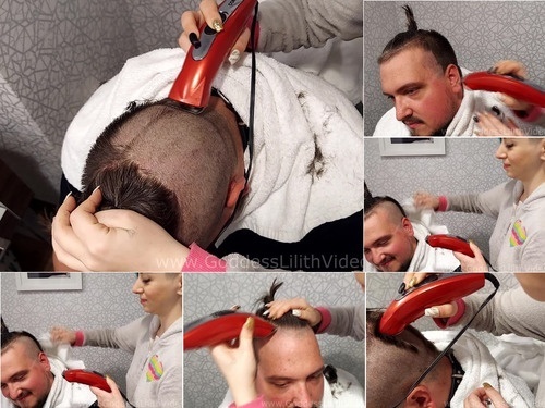 Chained Shaving My Subbys Head image