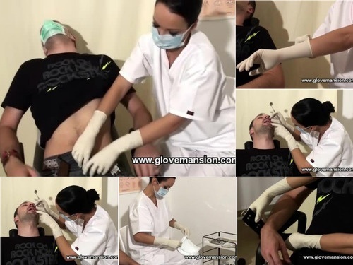 Cum on Gloves Prisoner of the dentist image