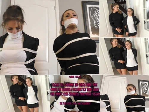 Amateur BorderLandBound Candie   Lily in- Close To Catching The Shoe Thief  They Ended Up Gagged   Bound To Their Seats    The Lost OTM Gag Sequence   Part 1 image