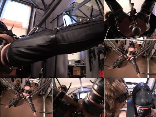 Mummification SeriousImages LEATHER AND SPRING SUSPENSION image