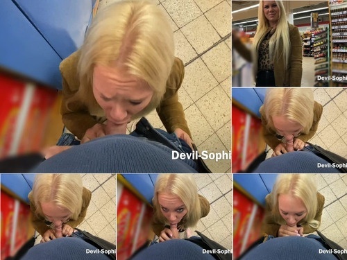 Human Toilet Devil Sophie Blowjob In The Middle Of The Store image