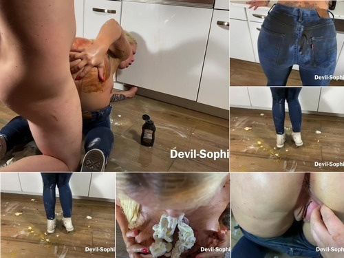 Devil Sophie Devil Sophie Horny perverse baking – give me chocolate  whipped cream and fuck me hard in all holes with devil-sophie image