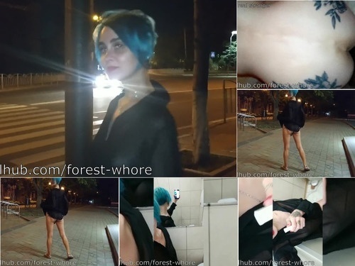 Forest Whore 15   Night walk and sex with real stranger  2019-08 image