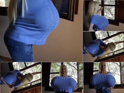 Scenes Beshine 2011-03-31 – Mega Silicone Tits Blue Top Stretching 1080P image