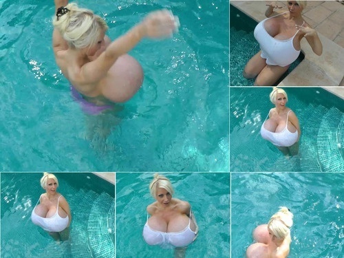 Scenes Beshine 2011-09-23 – Giant Tits Babe Beshine Has Some Pool Fun 1080P image