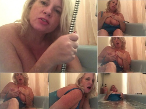 Racial Play Bathing Suit Bathtime Showerhead Orgasm image
