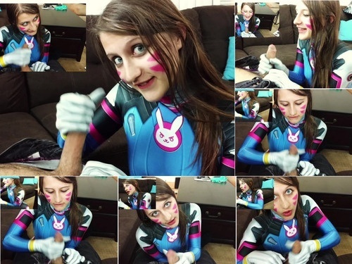 Pillow Humping Overwatch D Va Plays With Her Joystick image