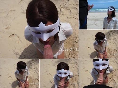 Piss Fetish 17 04 18 public piss drinking and cum facial on the beach image
