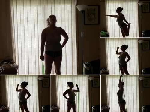 Breast Pumping Silhouette Work Out image
