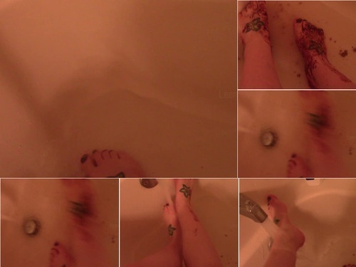 Breast Pumping Washing My Dirty Feet image
