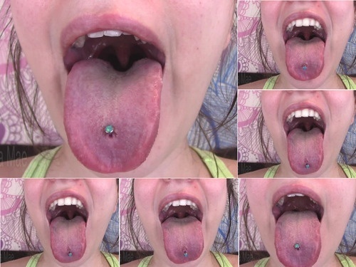 Yawning Tongue Close Up image