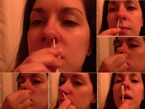 Sneezing Q Tip Nose Pick image