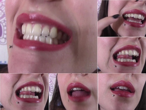 Teeth Showing My Sharp Teeth And Red Lipstick image