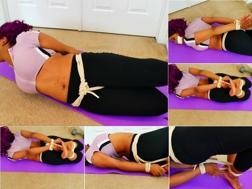 Submissive Hogtied In My Yoga Pants image