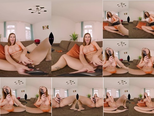 Tits Fucking 22 01 06 Jennifer Jane Masturbation And Toying On The Couch image