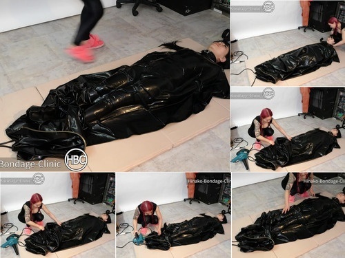 Taped First Time Latex Vacuum Bed with Mistress Tsukio image
