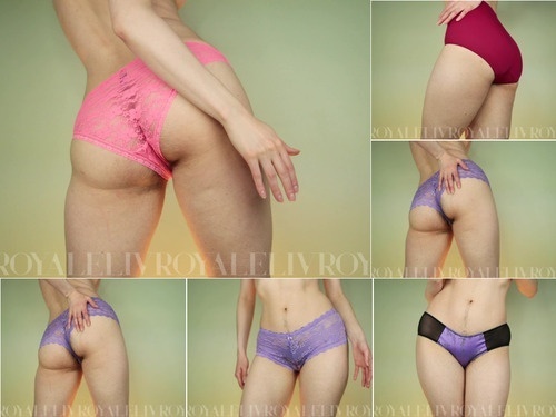 CRYING Panties Modeling And Hairy Tease image
