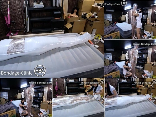 Hinako-B-Clinic.com - SITERIP Complete Mummification and Foot Smelling in Dark Basement image