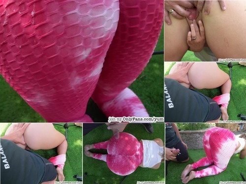 Glazed Crazy Cumshot on Ass and Feet Soles – 720p image