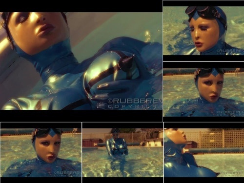Ball Gags RubberEva com 2012 Blue Pearlsheen Pool Fuck Part 01 image