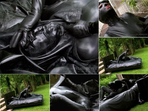 Latex Clothing RubberEva outdoor black rubber lust part6hd image