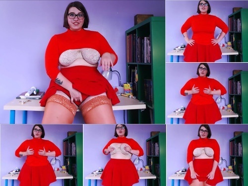 amazing Pornhub Bitches Empress Meow  Slutty Velma Solves her Orgasm Quickie image
