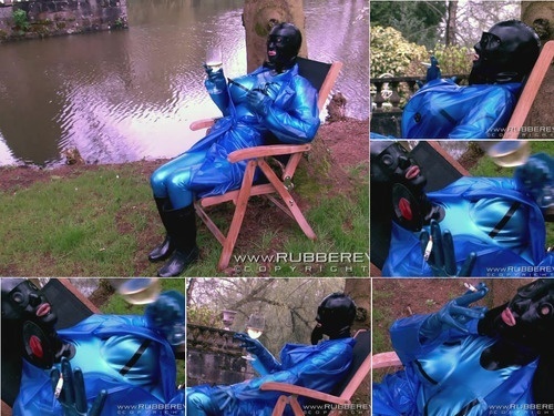 PVC Outfits RubberEva com 2013 Rubbery Woodland Walkies   Wine Part 02 image