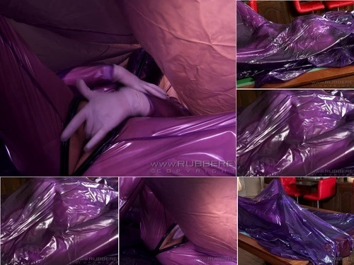Everything RubberEva com 2013 Purple PVC Sleep-Sack Perv Part 03 image