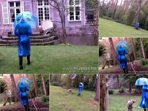 PVC Outfits RubberEva com 2013 Rubbery Woodland Walkies   Wine Part 01 image