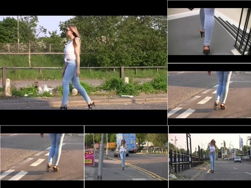 Thigh Highs ThighHighHoneys com Chantal – Walking and Talking Pt2 image