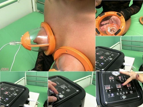 Gag Ball HuCows 16 01 16 natalia forrest the electronic breast training machine image