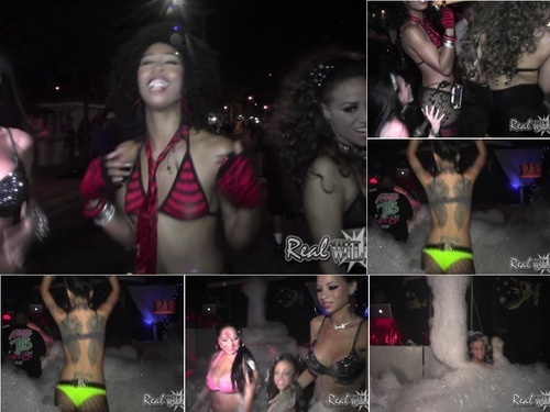 wild girls parties RealWildGirls Foam Party Porn Stars image