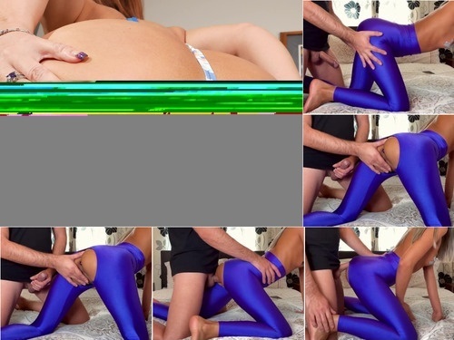 Satin I Came From The Gym And My Horny Hubby Ripped My Spandex Leggings To Fuck Me Hard – 1080p image